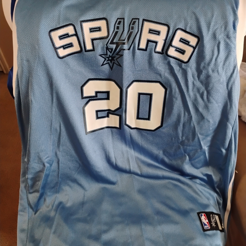 Adidas Blue Spurs Jersey